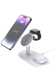 Linkage Wireless 3in1 15W Şarj Standı LWS4 - 7