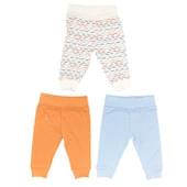Tiffany Baby Striped Theme 3'lü Patiksiz Pantolon 53006 - 1