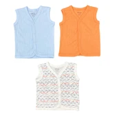 Tiffany Baby Striped Theme 3'lü Yelek 53005 - 1