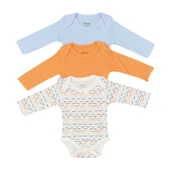 Tiffany Baby Striped Theme 3'lü Uzun Kol Body 53011 - 1