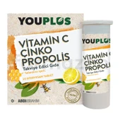 Youplus Vitamin C Çinko Propolis 20 Efervesan Tablet - 1