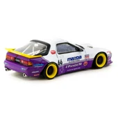 Nessiworld Tarmac Works 1/64 Pandem Mazda RX-7 FC3S White / purple - HOBBY64 thumbnail 2