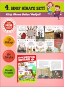 4.Sınıflar İçin Okumayı Sevdiren 10 lu Hikaye Seti 2 (Kitap Okuma Defteri Hediyeli) - 1