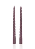 The Mia Burgu Şamdan Mumu 2li Set Vizon 29 cm - 1