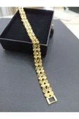 ZERAFET SERİSİ YENİ ÜRÜN YÜKSEK KALİTE ALTIN KAPLAMA KADIN ZARİF BİLEKLİK - 1