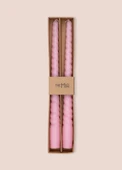 The Mia Burgu Şamdan Mumu 2li Set Blush 29 cm - 3