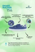 Hopfrög  Smart Walker Recycled Canvas Eco Menekşe Barefoot Çocuk Ayakkabı H020902082 - 3