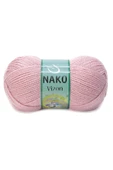5 Adet Vizon Premium Akrilik El Örgü İpi Yünü Renk No:10275 Pembemsi Pudra thumbnail 2