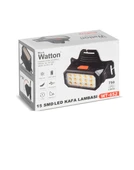 15 LEDLİ SARI / BEYAZ ŞARJLI KAFA LAMBASI WATTON WT-652 - 3