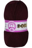 1 Adet Dora El Örgü İpi Yünü 100 gr 035 Bordo thumbnail 1