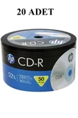 ÜSKÜDAR MARKET Hp Cd-r 700 Mb Boş Cd (20 Adet) - 1