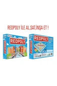 Emlak Ticaret Oyunu Redpoly Redka Monopoly Monopoli Strateji oyunu Aile Oyunu Eğlenceli kutu oyunu - 3