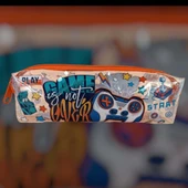 KALEM CANTASI MIKRO SEFFAF INCE DESENLI (S-04) thumbnail 1