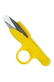 chichi Tc-801 Plastik Yaylı İplik Temizleme Makası Sarı - 1