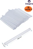 inkspire Sıcak Silikon Tabancası Mumu Kalın 5 Adet Slikon Tabanca İçi Kalın Çubuk Silicone Tabanca Ucu Yedeği - 1