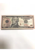 Noname 100 Adet 10 Dolar Geçersiz  Şaka Parası (100x10 Dolar) - 1