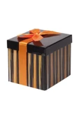 Kikajoy Turuncu Katlanabilir Hediye Kutusu 12,5x12,5 Cm - 1