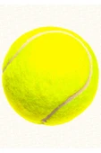AE Market 1 Adet Sarı Tenis Topu Antrenman Tenis Topu - Tennis Ball Tenis Topu - 4