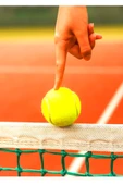 AE Market 1 Adet Sarı Tenis Topu Antrenman Tenis Topu - Tennis Ball Tenis Topu - 6