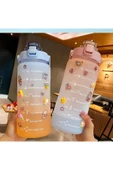 Miomi Su Matarası 2’li Motivasyonel Sporcu Su Matarası Seti 2lt Ve 0,9lt Bpa Free - 5