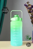 Voit 120 Bpa Içermez Motivasyon Su Matarası - Su Şisesi - Stickerlı Suluk 2 Lt - 1