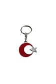Zaradise Accessories Ayyıldız Figürlü Metal Anahtarlık - 1
