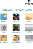 inkspire Sıcak Silikon Tabancası Mumu Kalın 5 Adet Slikon Tabanca İçi Kalın Çubuk Silicone Tabanca Ucu Yedeği - 6