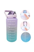 Miomi Su Matarası 2’li Motivasyonel Sporcu Su Matarası Seti 2lt Ve 0,9lt Bpa Free - 6