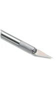 Proskit Metal Neşter Bıçak Onarım El Aleti Hobi Maket Bıçağı Neşter Bisturi Tipi Gümüş - 7