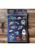 CEM KIRTASİYE Uzay Temalı Kabartmalı Karışık Sticker - 1