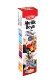 Lets Akrilik Boya 6 Renk Metalik 25 Mg. - 1