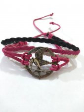 İp Bileklik Kuş Figürlü Ayarlanabilir Bileklik thumbnail 2