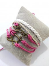 İp Bileklik Çapa Love Sonsuzluk Ayarlanabilir Bileklik thumbnail 1