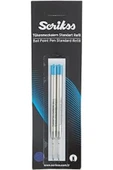 Scrikss Dev Tükenmezkalem Refil 2'li Blister, 0.7 Mm Uç, Mavi - 1