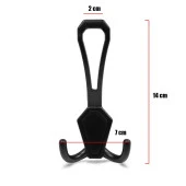 Villa Portmanto Vestiyer Duvar Askısı Siyah Dolap Elbise Askılığı - 2