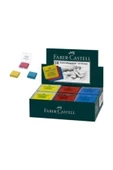 Faber Castell Hamur Silgi Renkli Plastik Kutulu 5130127321000 - 2