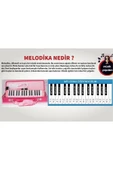 Ticon Melodika 32 Tuşlu Çantalı Pembe Renk Bez Çantalı Taşıma Kulplu - 4