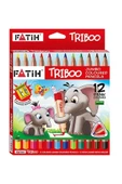 FATİH KALEM Fatih Tribo Üçgen Jumbo Boya Kalemi 12li - 1