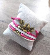 Sonsuzluk Kuş Love Ayarlanabilir İp Bileklik thumbnail 3