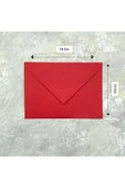 BuseDesign 15 Adet Karışık Renk 13*18 Cm Davetiye Mektup Kartpostal Zarfı - 2