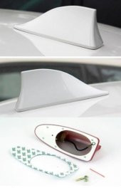 Ford Focus 3-4 Sedan Elektrikli Shark Köpek Balığı Anten Beyaz Balina Tavan Anteni - 2