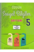 Özgün Yayınları Özgün 5. Sınıf Sosyal Bilgiler Defteri - 1