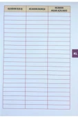 Karatay Yayınları 4e Yabancı Dil Kelime Defteri Fihristli 14x19 Cm Karton Kapak 48 Yaprak 153-08-4459 - 2