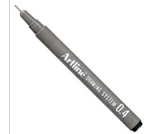 Artline Çizim Kalemi 0.4 MM Siyah EK234 - 3