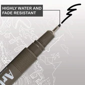 Artline Çizim Kalemi 0.4 MM Siyah EK234 - 5