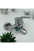 AKBELLİ GROUP 5 Yıl Garantili Deltamix Banyo Duş Aç Kapa Mix Batarya Musluk Banyo Bataryası - 3