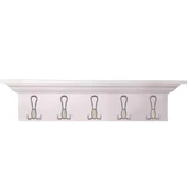 Krom Desenli Vestiyer Portmanto 5 Adet Askılık Metal - 4