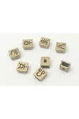 3X6 MM BURÇLAR- GEZEGENLER- MİTOLOJİK DESENLİ KARE BİLEKLİK KÖPRÜ APARATI (100 GRAM) - 7