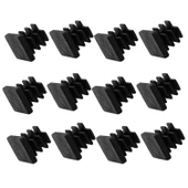 Masa Sandalye Sehpa Ayak Tapası Tıpa Papuç Takoz Diktörtgen 20x30 mm Parke Zemin Koruyucu 12 Adet thumbnail 7