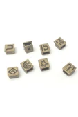 3X6 MM BURÇLAR- GEZEGENLER- MİTOLOJİK DESENLİ KARE BİLEKLİK KÖPRÜ APARATI (100 GRAM) - 10
